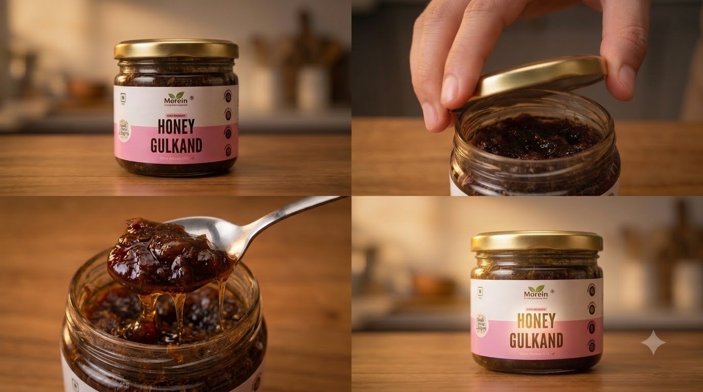 Honey Gulkand 450gms– Made with Fresh Rose Petals & Raw Honey - Image 3